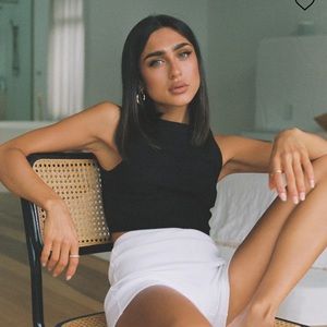 PRINCESS POLLY CLASSIC TANK TOP WHITE & BLACK